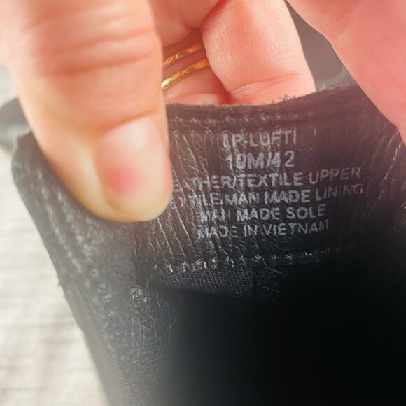 Lucky Brand Lufti‎ Black Leather Chelsea Boots Size 10 Casual Classic NWOB - Picture 5 of 8